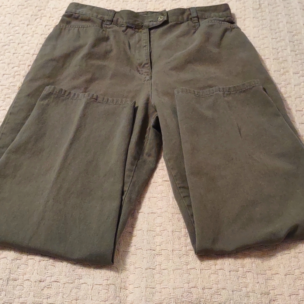 🖤Vintage Crossroads olive green khakis, size 12P